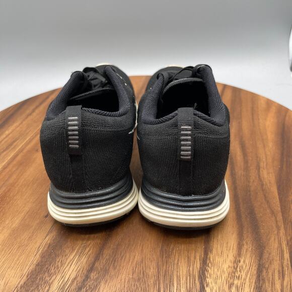 Nike Flyknit Lunar 1 Shoes Womens Size 8.5 Black Running Comfort Walking Sneaker - Picture 4 of 9